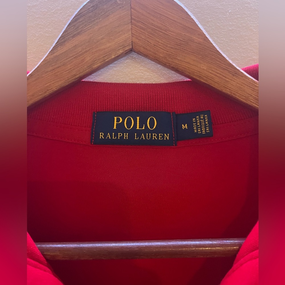 Red polo Ralph Lauren tee - Picture 2 of 4